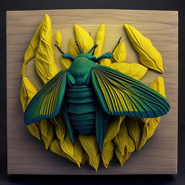 3D model Chlorophonia callophrys (STL)